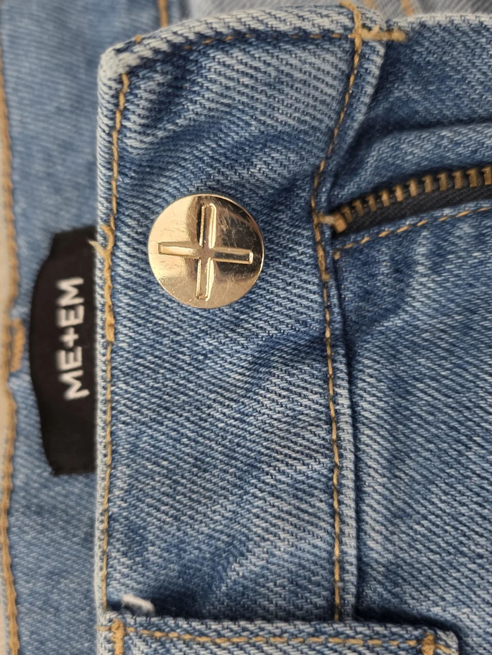 ME+EM Straight Leg Light Wash Jeans Women’s Size 26 - Picture 5 of 15